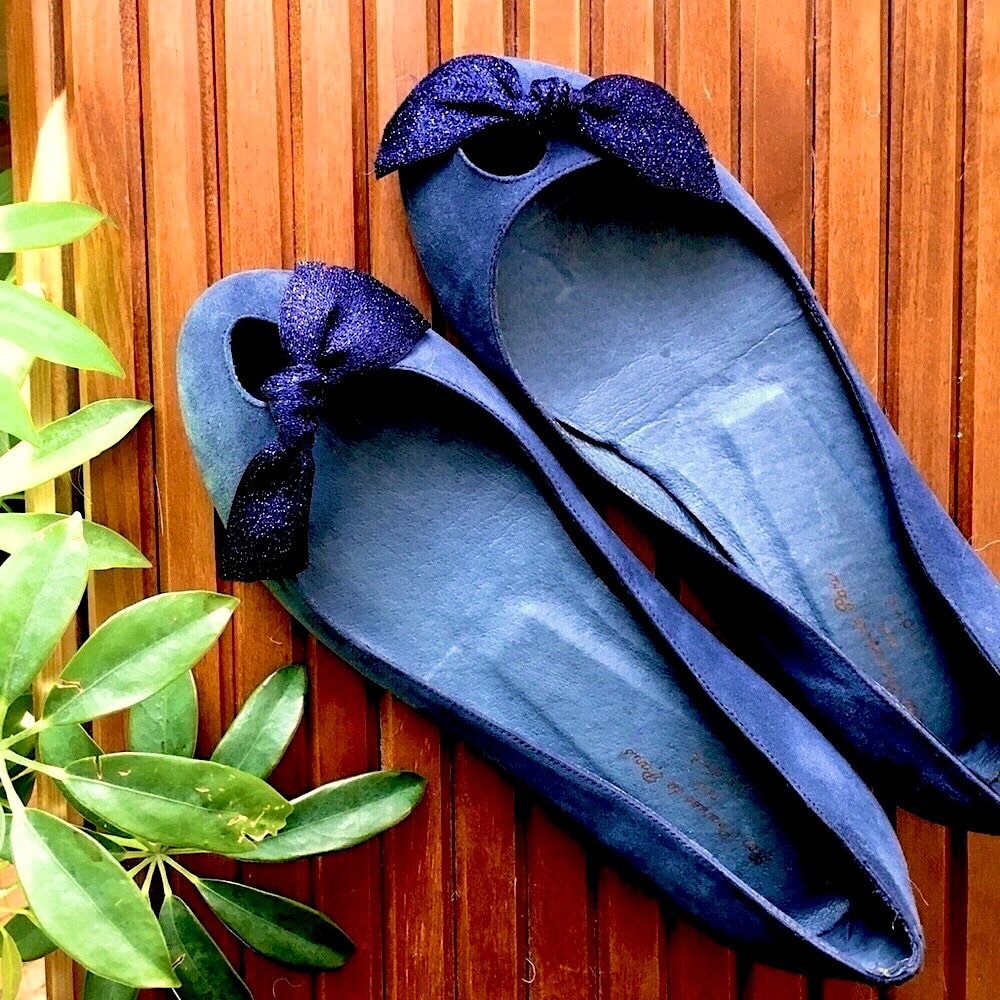 Les Prairies de Paris - Blue Flat ballerinas